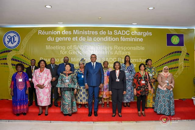 Rdc : Parité et égalité des sexes au sein de la SADC, Jean Pierre Lihau lance les travaux de la réunion des ministres de la SADC chargés du Genre et de la condition féminine